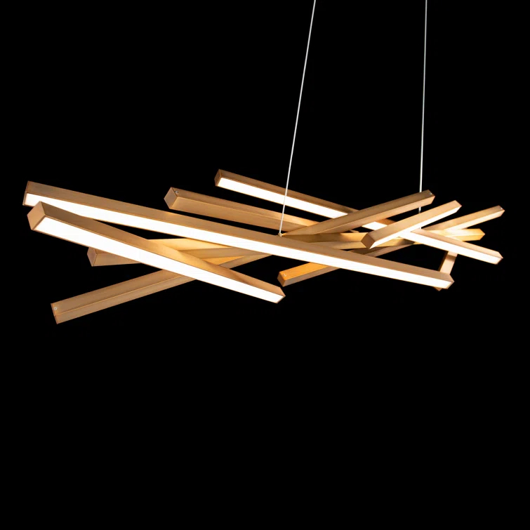 Parallax LED Dimmable Linear Pendant 3000K