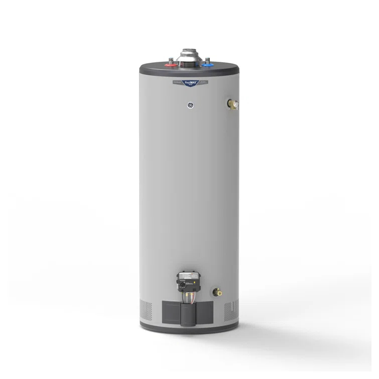 GE RealMAX Premium 50-Gallon Tall Natural Gas Atmospheric Water Heater