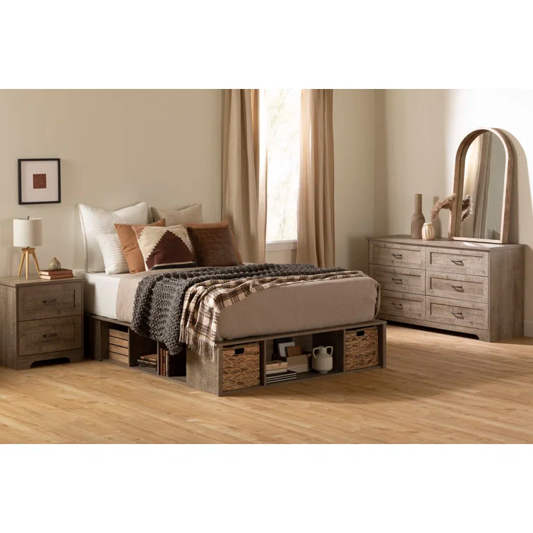 Prairie Storage Bed With Baskets
