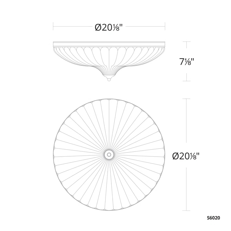 Roma Crystal LED Flush Mount