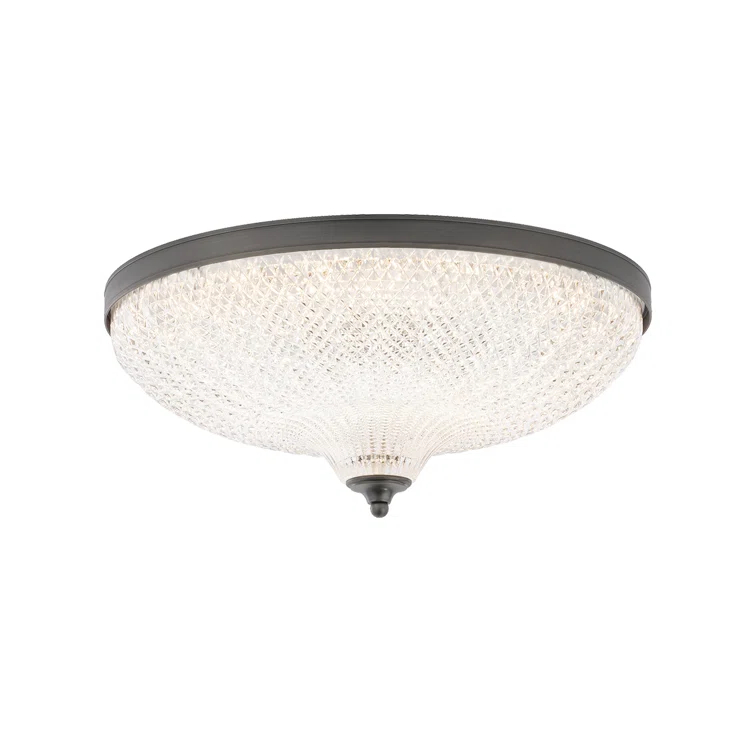 Roma Crystal LED Flush Mount