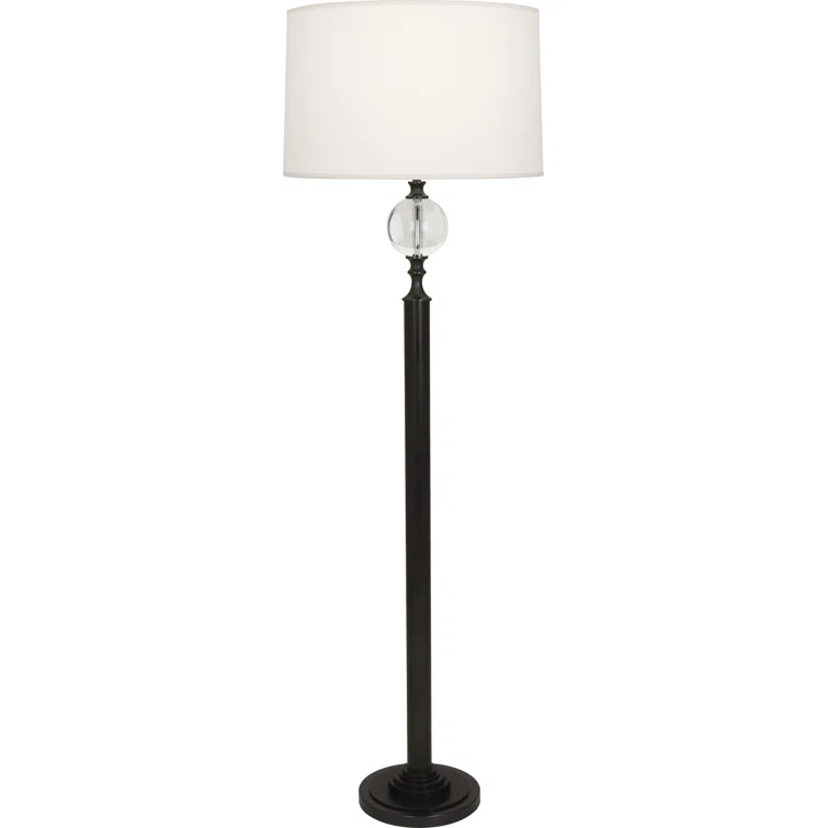 Robert Abbey Celine 62.9'' Deep Patina Bronze Traditional Floor Lamp