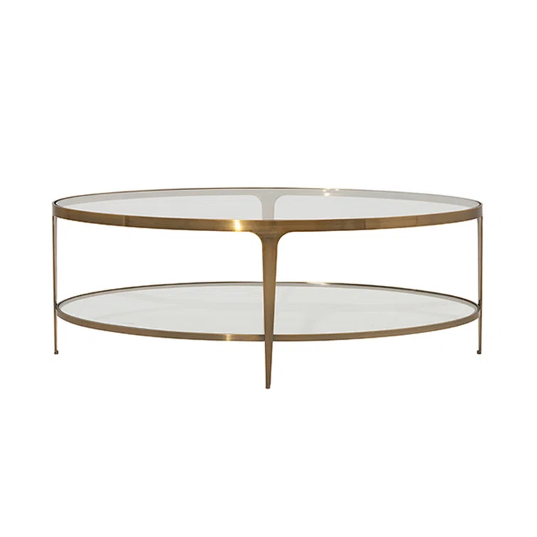 Brando Glass Top Coffee Table