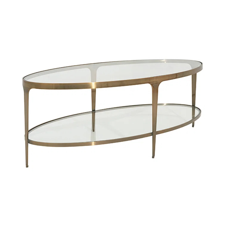 Brando Glass Top Coffee Table