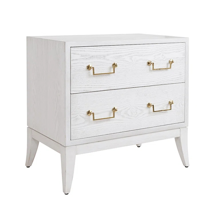 Worlds Away Kenna 30'' W Solid Wood Nightstand