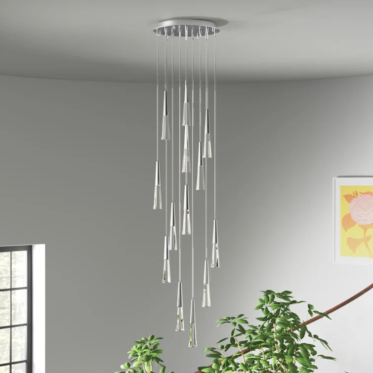 Avenue Lighting Encino 13 - Light Dimmable Tiered Chandelier