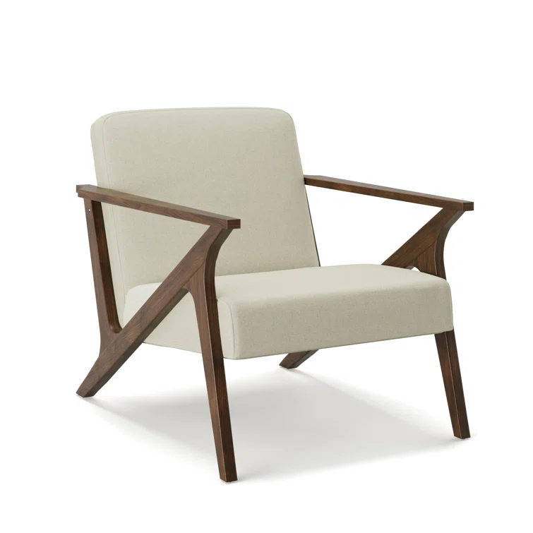 Glenwillow Home 30" Wide Grove MCM Wood Frame Upholstered Accent Chair