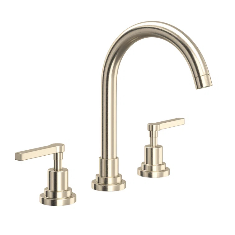 Lombardia Widespread Lavatory Faucet With C-Spout