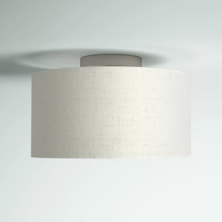 Zipcode Design™ Darian Fabric Semi Flush Mount