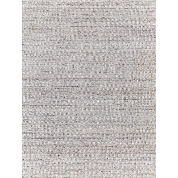 Loro Handmade Flatweave Light Beige Area Rug