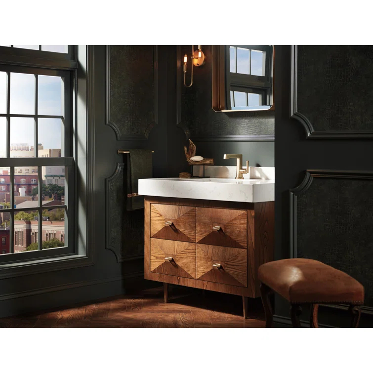 Luxe Steel Modern Wall Mount Mini Towel Bar