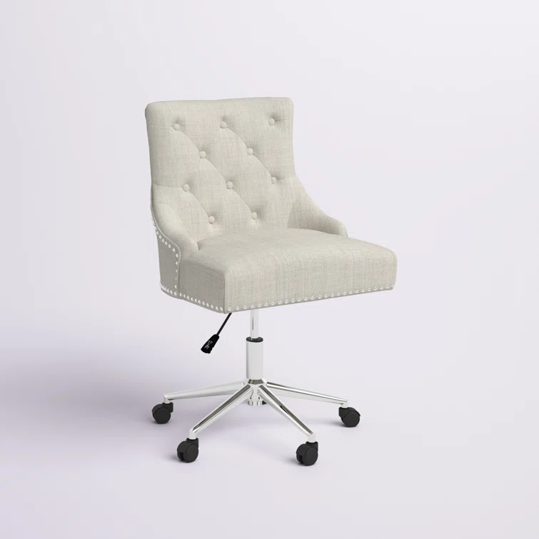 Carson Carrington Lagefors Tufted Swivel Upholstered Fabric Office Chair by Modway