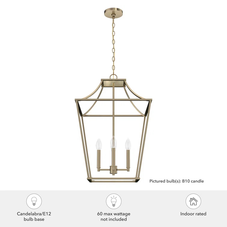 Laurel Ridge 4 Light Lantern Pendant