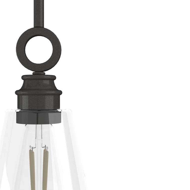 Klein 1 Light Glass Cone Pendant