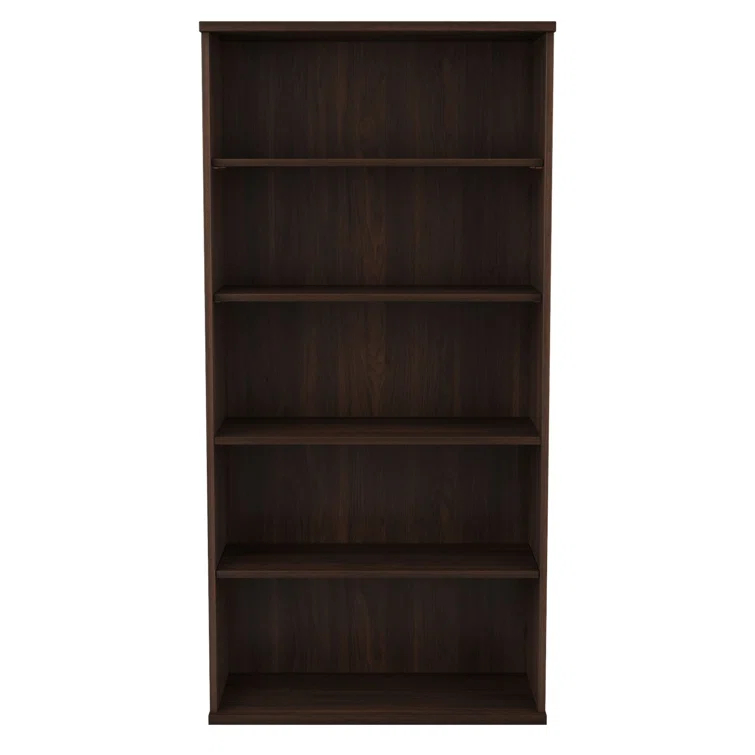 Bush Business Furniture Hybrid Tall 5 Shelf Bookcase