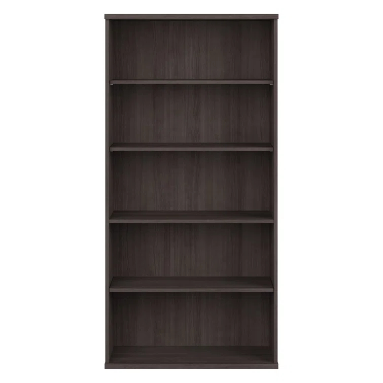 Bush Business Furniture Hybrid Tall 5 Shelf Bookcase