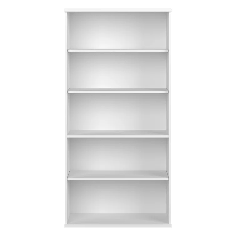 Bush Business Furniture Hybrid Tall 5 Shelf Bookcase