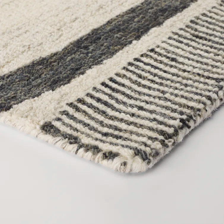 Uptown Wool Cream/Black Rug