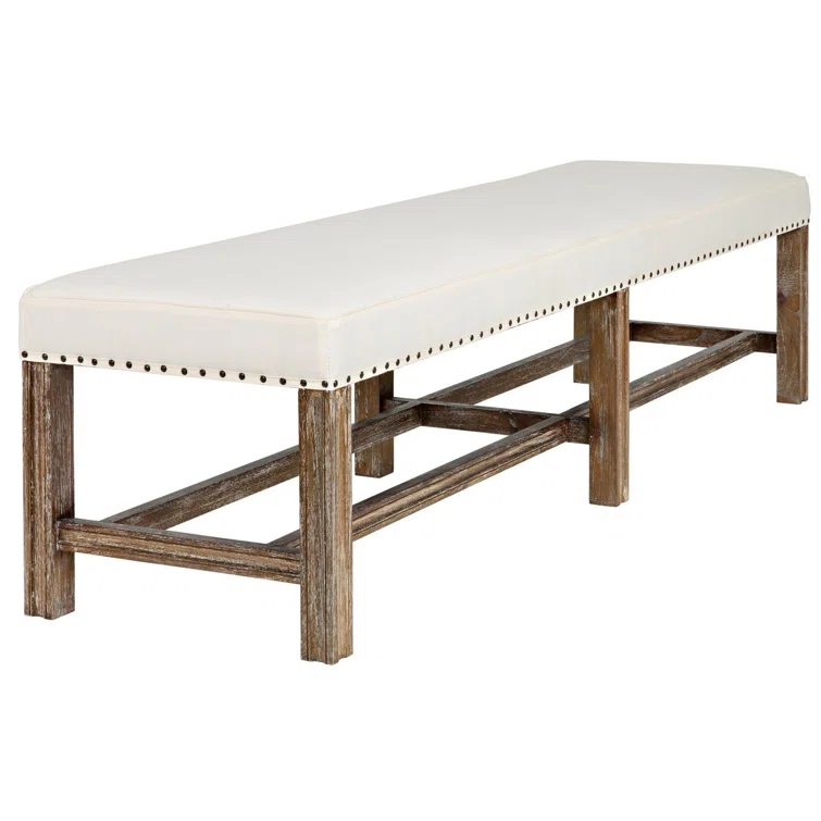 Sweden Cotton Upholstered Bench