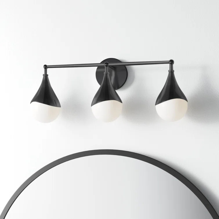 Algiers 3 Light Frosted Dimmable Vanity Light