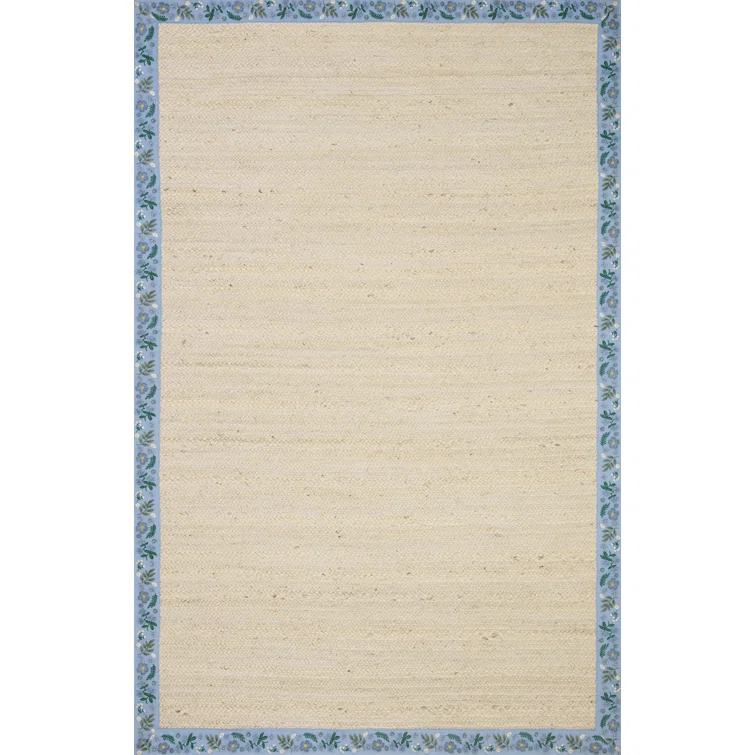 Rifle Paper Co. x Loloi Costa COS-01 Beige/Periwinkle Rug