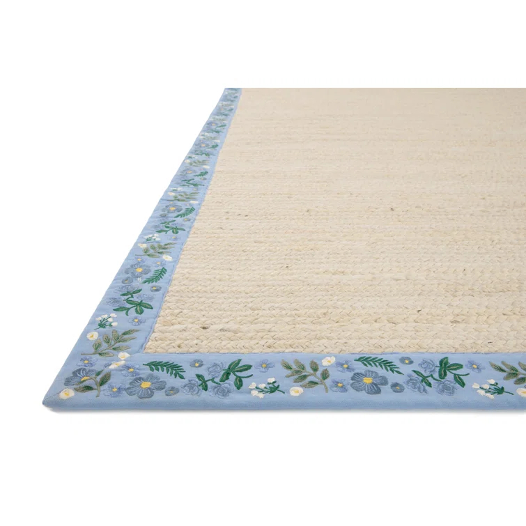 Rifle Paper Co. x Loloi Costa COS-01 Beige/Periwinkle Rug