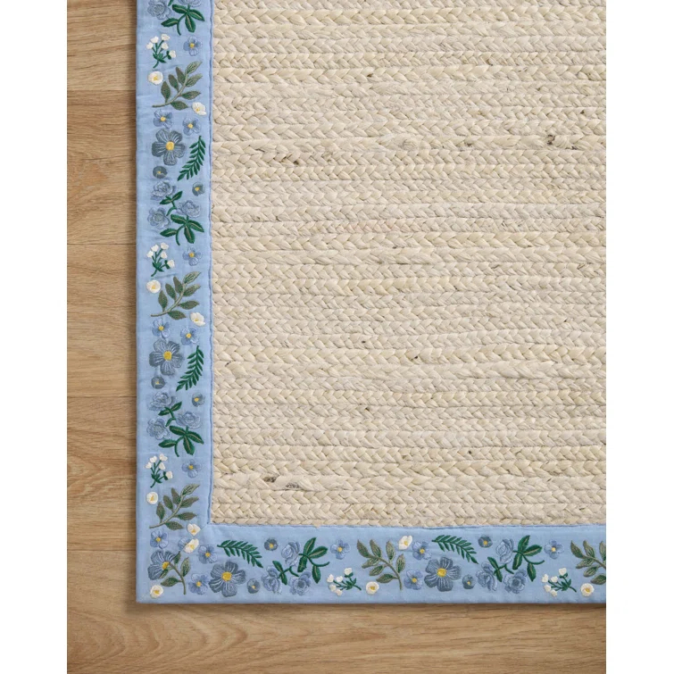 Rifle Paper Co. x Loloi Costa COS-01 Beige/Periwinkle Rug