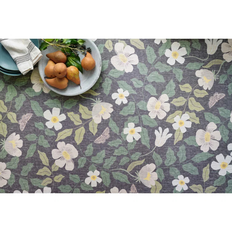 Rifle Paper Co. x Loloi Cotswolds COT-02 Primrose Charcoal Rug