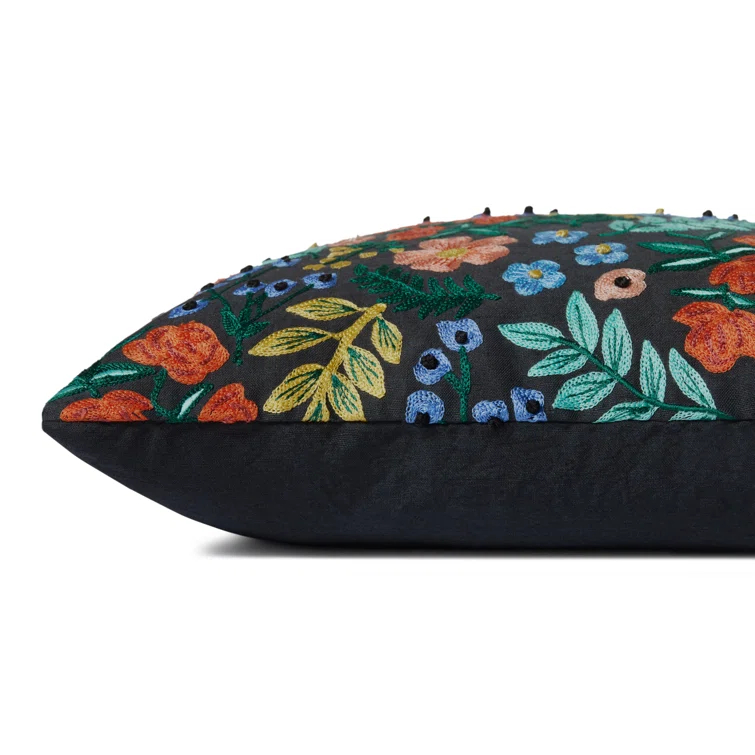 Rifle Paper Co. x Loloi Wildwood Garden 13" x 21" Pillow