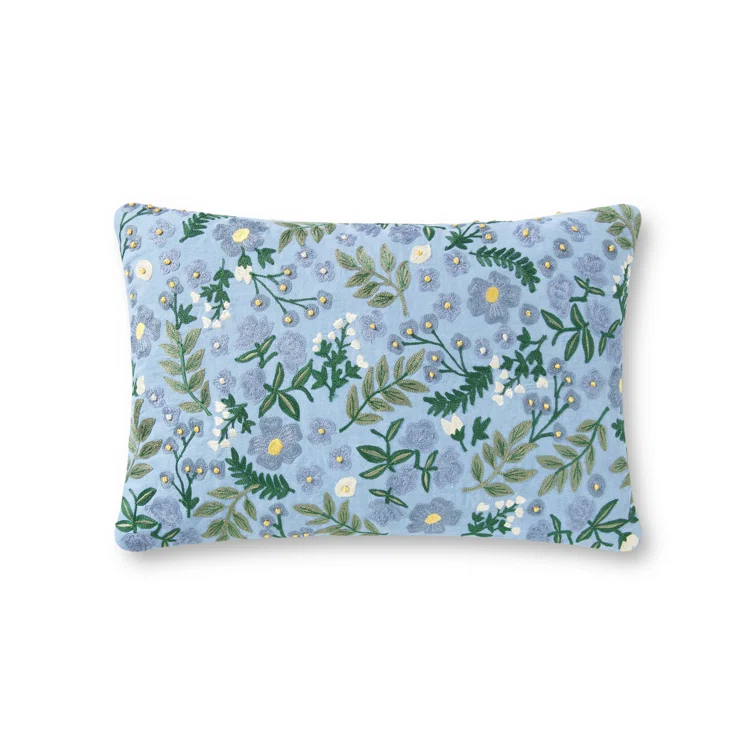 Rifle Paper Co. x Loloi Wildwood Garden 13" x 21" Pillow