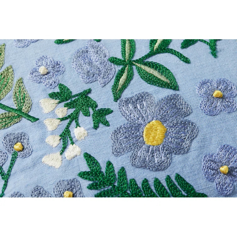 Rifle Paper Co. x Loloi Wildwood Garden 13" x 21" Pillow