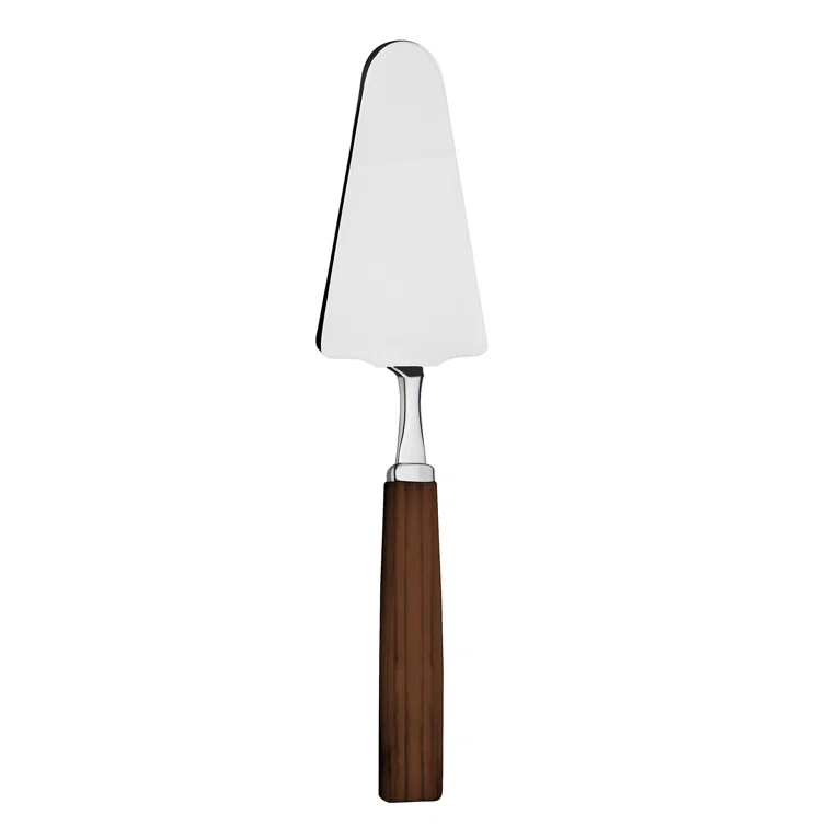 Broggi Dakar Acacia Stainless Steel Cake Server