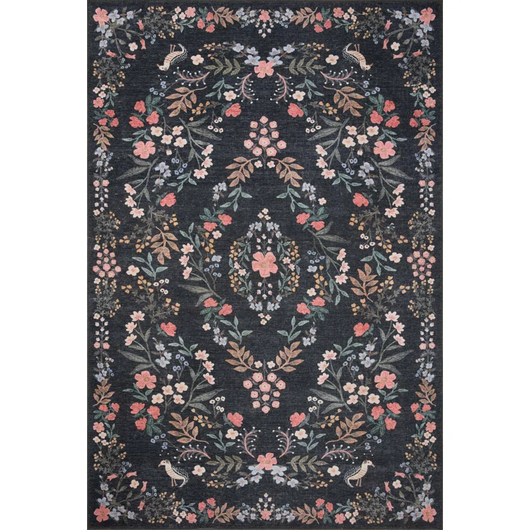 Rifle Paper Co. x Loloi Maison Tuileries Navy Rug
