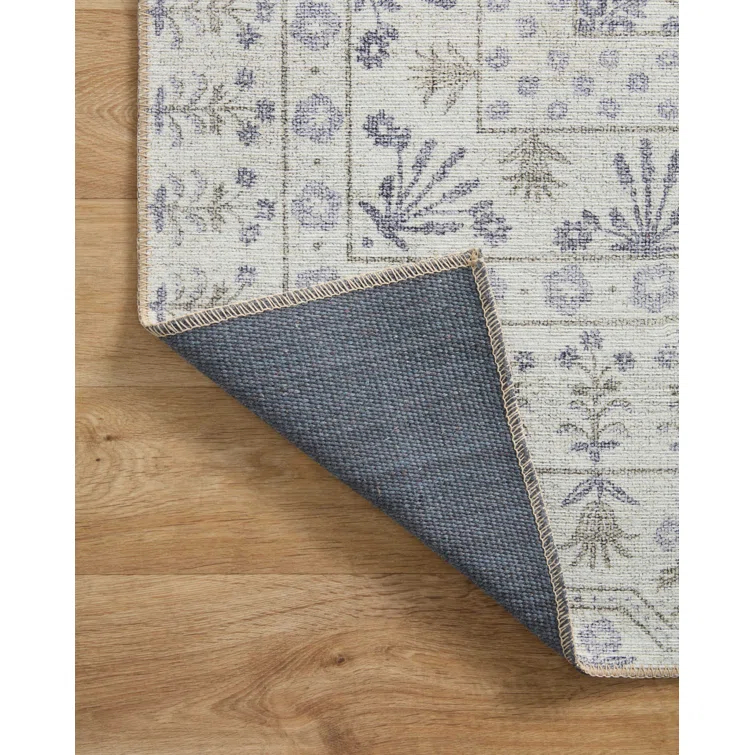 Rifle Paper Co. x Loloi Maison MAO-03 Rosette Ivory Rug