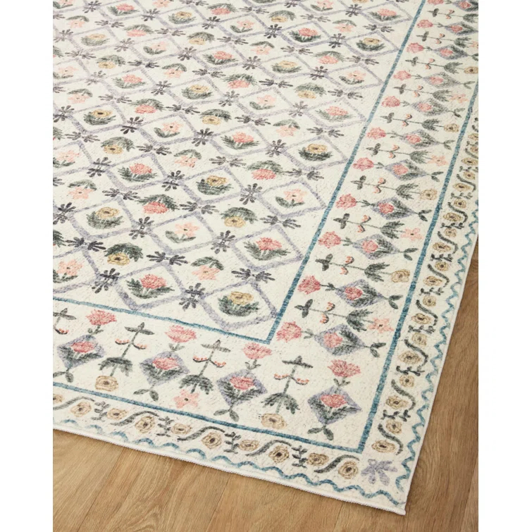 Rifle Paper Co. x Loloi Eden Rug feat. CloudPile