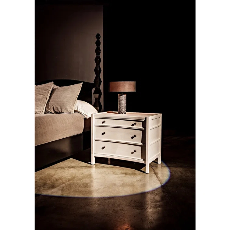Hampton 36'' W Solid Wood Nightstand