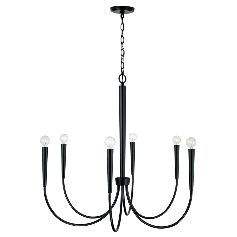 Capital Lighting 6 - Light Dimmable Classic / Traditional Chandelier