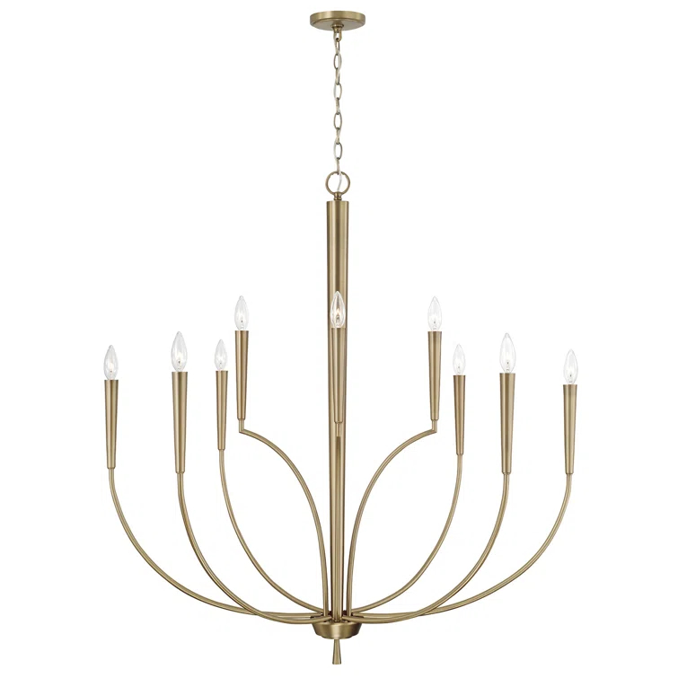 Capital Lighting 10 - Light Dimmable Classic / Traditional Chandelier