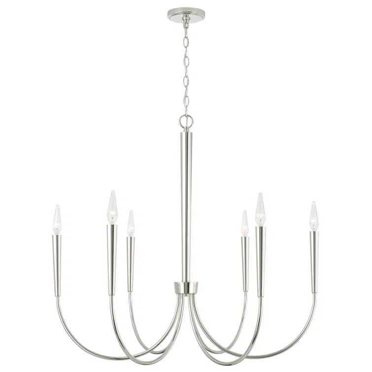 6 - Light Dimmable Classic / Traditional Chandelier