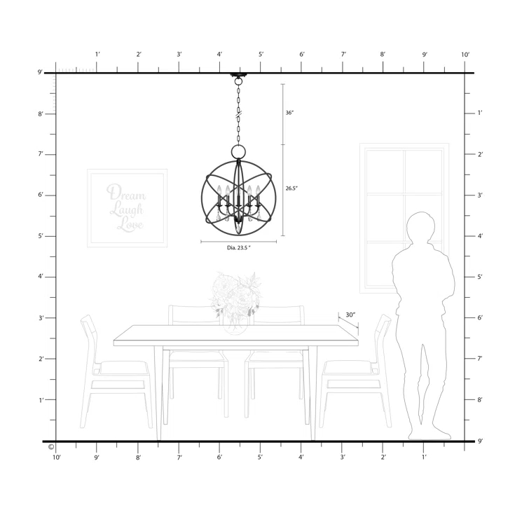 Aria 5 - Light Sphere Pendant