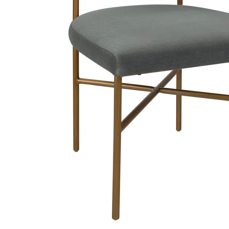 Kim 19.7'' H Velvet Upholstered Armchair