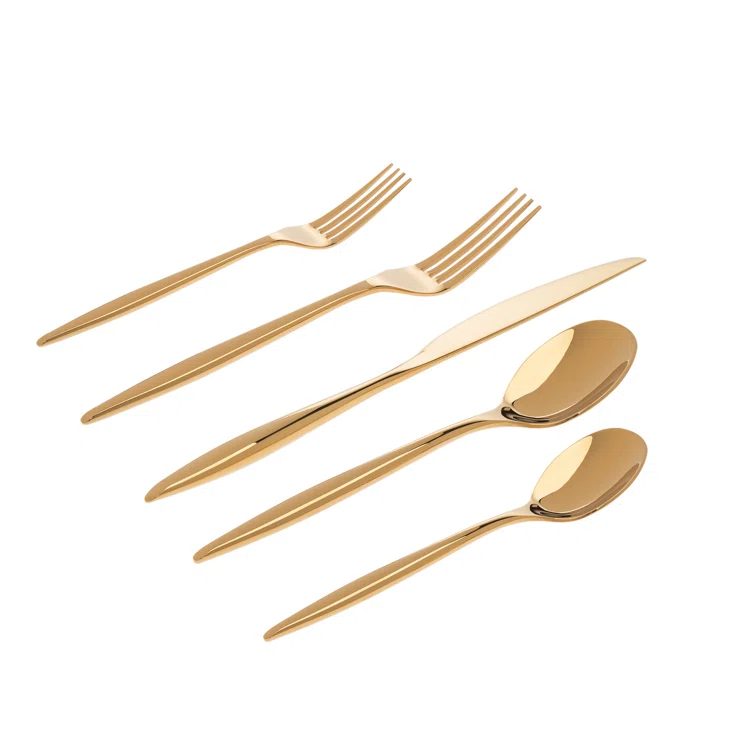 Milano 20 Piece 18/10 Stainless Steel Flatware Set, Service for 4