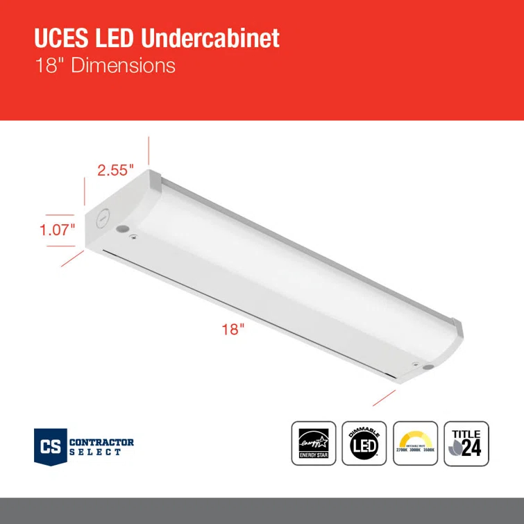 LED 18'' Under Cabinet Strip Light
