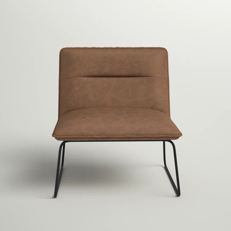 Eaton Faux Leather Accent Chair