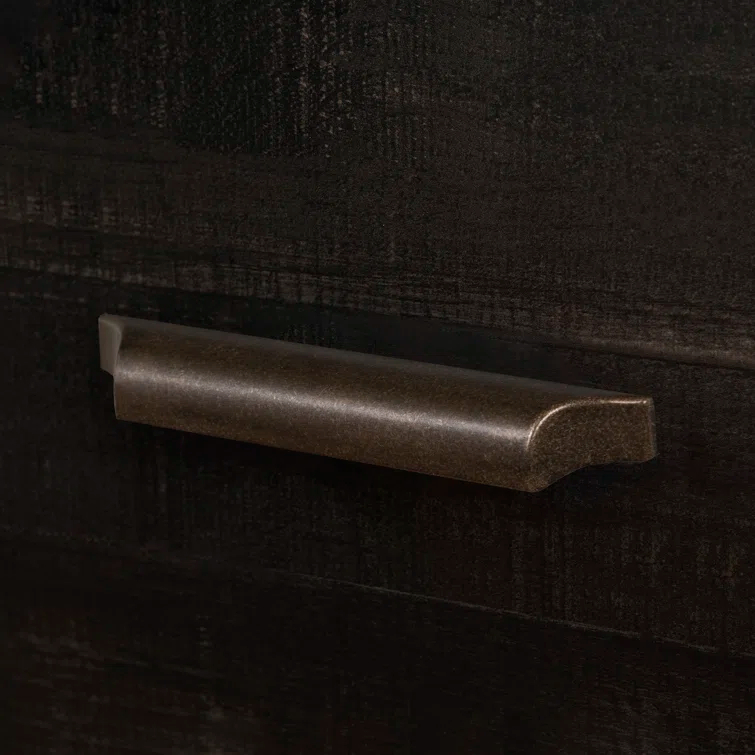 South Shore Versa 5 Drawer Chest Rubbed Black: Traditional Style, Metal Handles, Laminate Surface, Anti-Tip Hardware