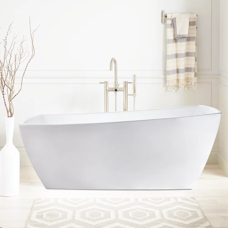 Vanity Art 67" X 31" Acrylic Freestanding Bathtub
