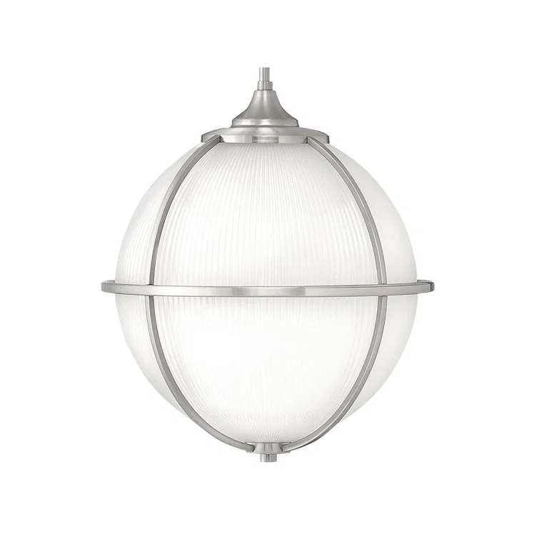 3-Light Glass Globe Pendant