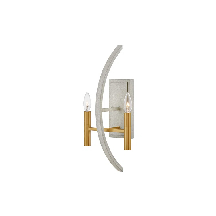 Euclid 2-Light Candle Wall Light