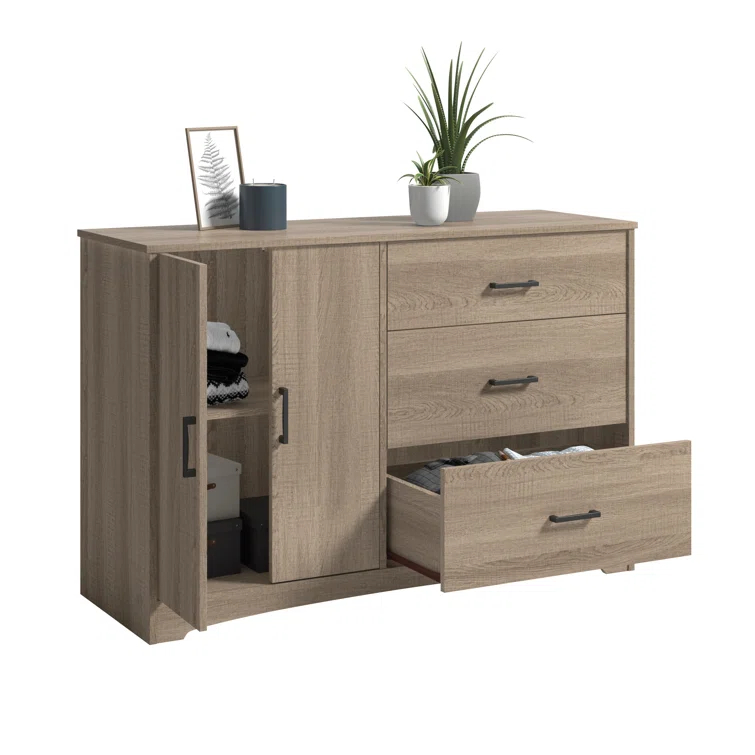 Hadder 44.8'' W 3 - Drawer Dresser