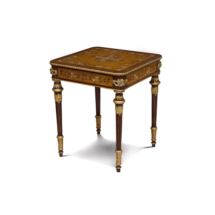 Finneas Solid Wood Top End Table